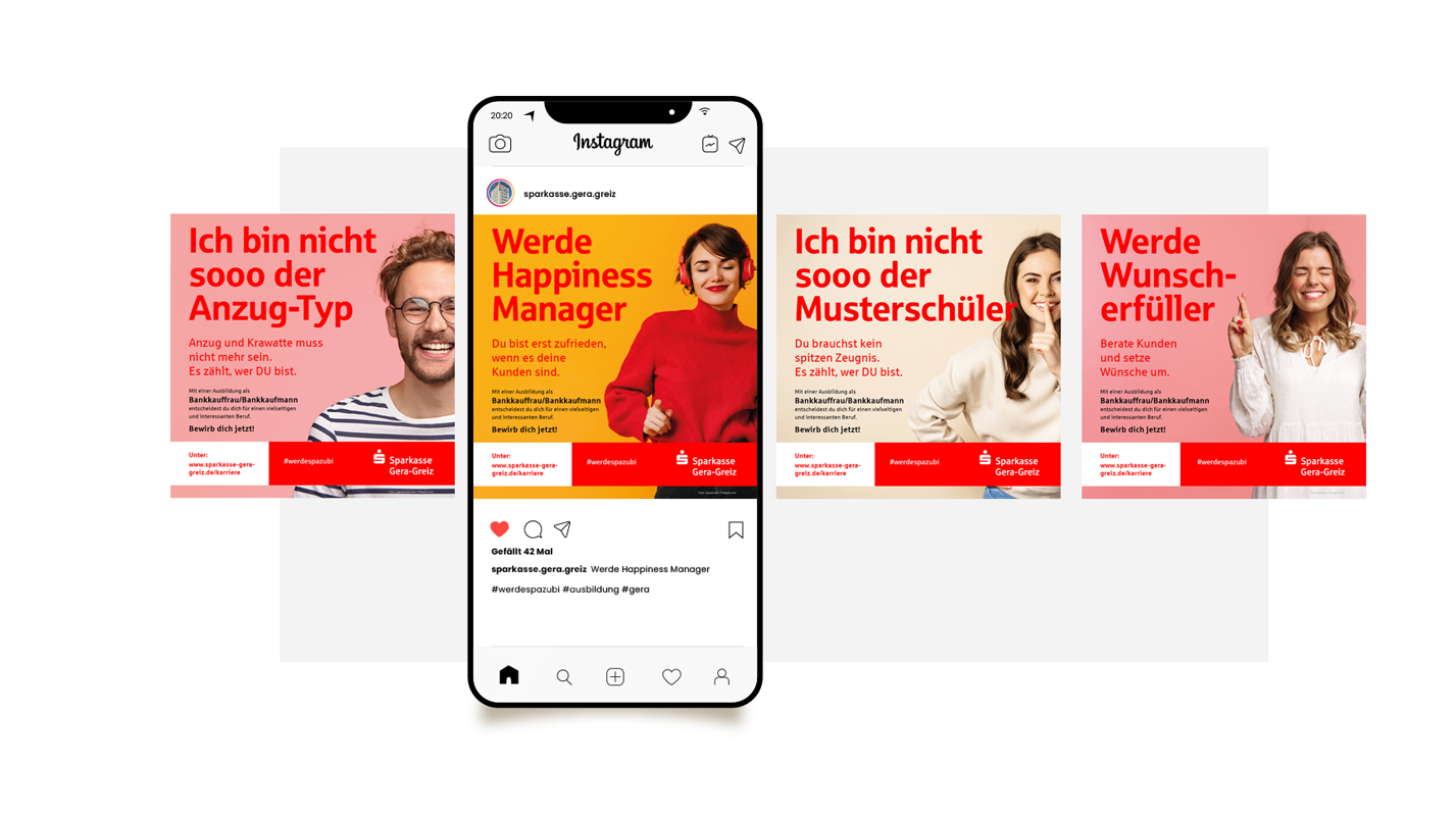 Gezielt platziert in   Social Media