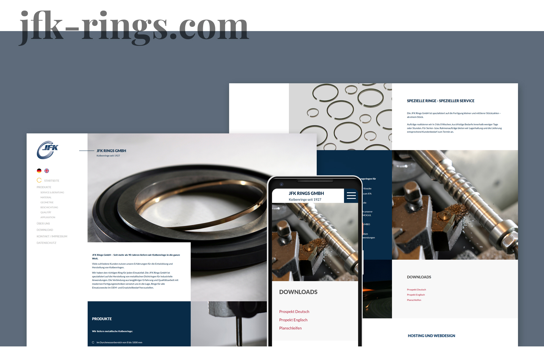 Webseite jfk-rings.de