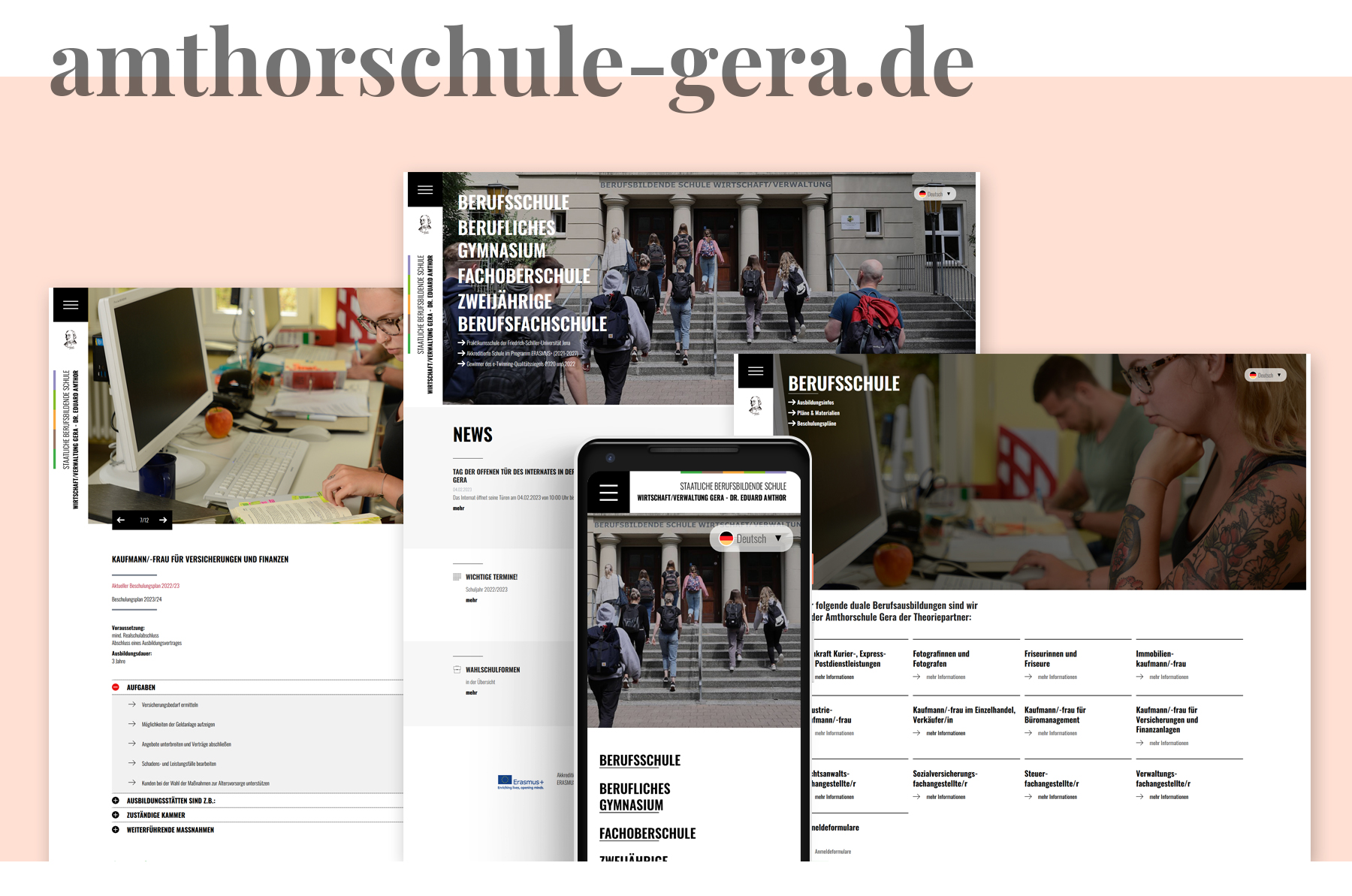 Webseite amthorschule-gera.de