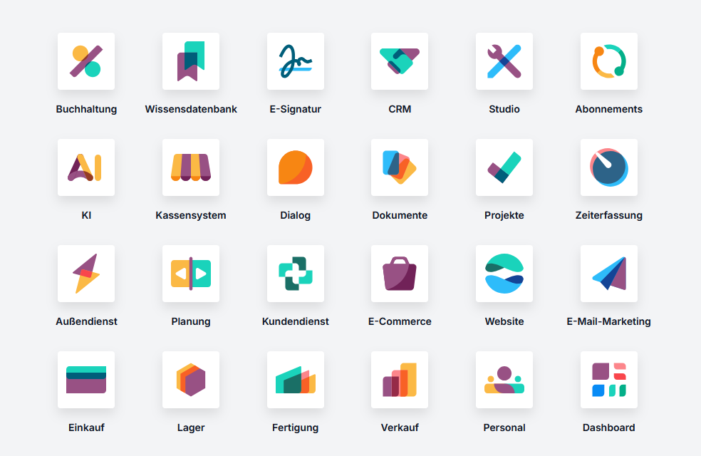 Screenshot der Odoo-Oberfläche